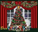 Bren Christmas tree with presents
