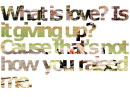 What is Love?