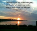 Catholic I believe in God