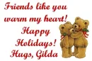 FRIENDS LIKE YOU...HUGS GILDA
