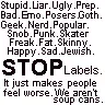 STOP LABELS