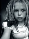 punk emo kid with rat