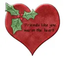Friends like you warm the heart