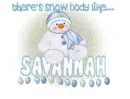 Snow body like Savannah