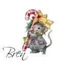 christmas mouse bren