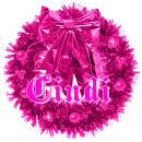 Pink Xmas Wreath - Cindi