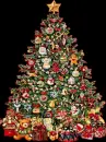 sparkling christmas tree
