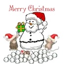 SNOWMAN N MICE