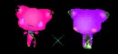 Dancing neon kittys