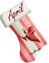 red angel stocking april