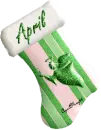 green angel stocking april