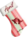 red bells stocking april