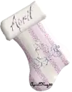 pink candle stocking april