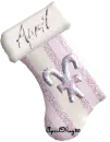 pink candy cane stocking april