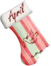 red dove stocking april