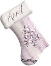 pink tree stocking april