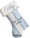 blue crown stocking cathy