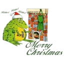 MERRY CHRISTMAS FROG