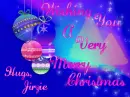 Wishing You A Very Merry Christmas Hugs, Jirzie