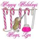Happy Holidays Hugs, Lyn