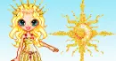 Glitter Sun Goddess!