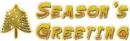 gold seasons greetings text