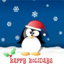 happy holidays penguin avatar