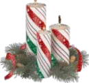 peppermint candles centerpiece