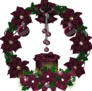Christmas wreath.