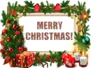 With Christmas!