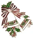 bells with holly