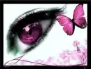 pink eyes
