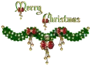 merry christmas garland