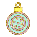 glitter ornament
