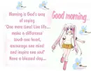Good morning