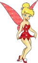 tinkerbelle in red