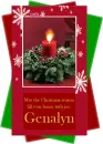 Christmas candle-Genalyn