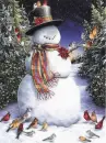 building a snowman