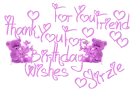 Thank You For The Birthday Wishes Jirzie