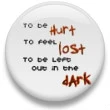 to be hurt