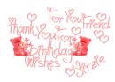 Thank For The Birthday Wishes Jirzie