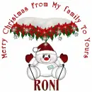 Merry Christmas Roni