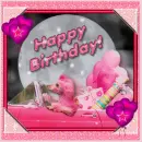 pink poodle happy birthday