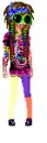 colored doll
