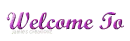 Welcome To