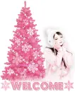 Welcome pink christmas