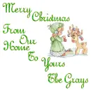 Merry Christmas From Our Home To Yours Hugs, The Grays