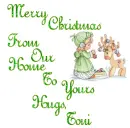 Merry Christmas From Our Home To Yours Hugs, Toni