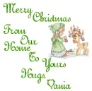 Merry Christmas From Our Home To Yours Hugs, Vania
