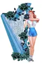 Woman Harp